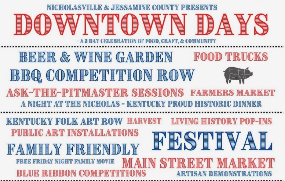 Downtown Days Event Flyer